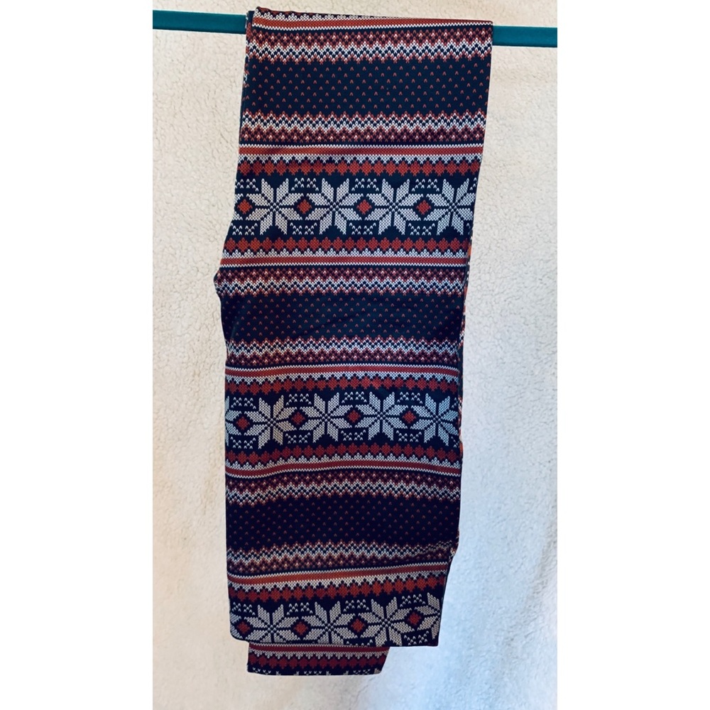 Festive Holiday Leggings - Never Worn